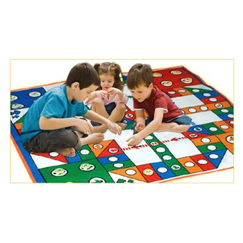 

82x82cm Play Mat Crawling Pad Board Game Set Flying Chess Funny Folding Family Party Traditional Toy For Kids Educational Travel