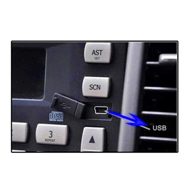 30 см Автомобильный Мини Micro USB Мужской к USB Женский флэш U диск OTG адаптер Кабели для аккумуляторов Разъемы Синий играть музыкальные видео MP3