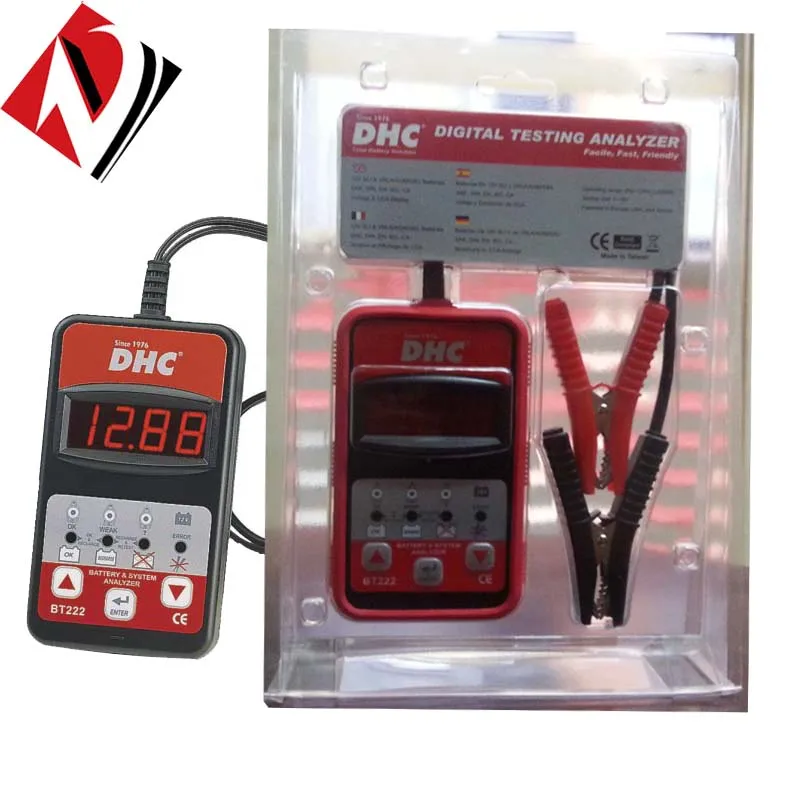 Dhc Bt222 Auto Battery Charging Starting System Analyzer Bt222
