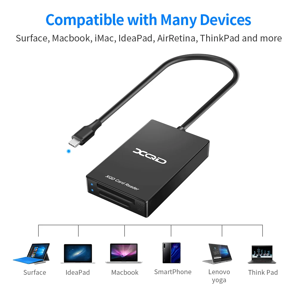 Rocketek type c USB 3,0 SD XQD одновременно работает считыватель карт памяти передача sony серии M/G для Windows/Mac OS компьютера