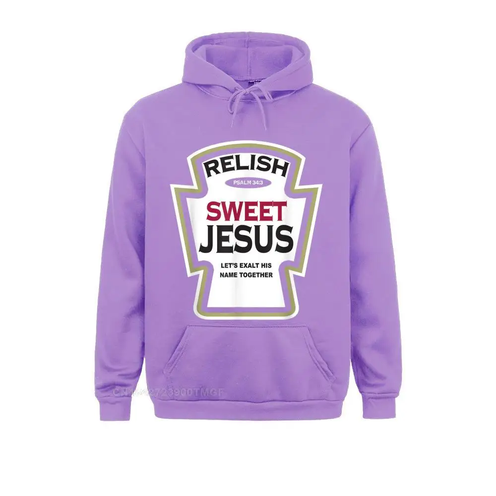 Casual Relish Sweet Jesus Funny Christian Parody T-Shirt__19683 Long Sleeve Summer Autumn Hoodies Classic  Hoods Men Sweatshirts Relish Sweet Jesus Funny Christian Parody T-Shirt__19683purple