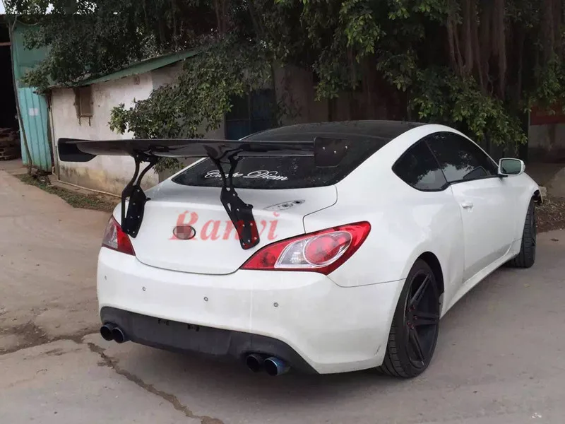 Genesis Coupe углеродное волокно Rocky Bunny спойлер для hyundai Genesis Coupe карбоновый спойлер багажника