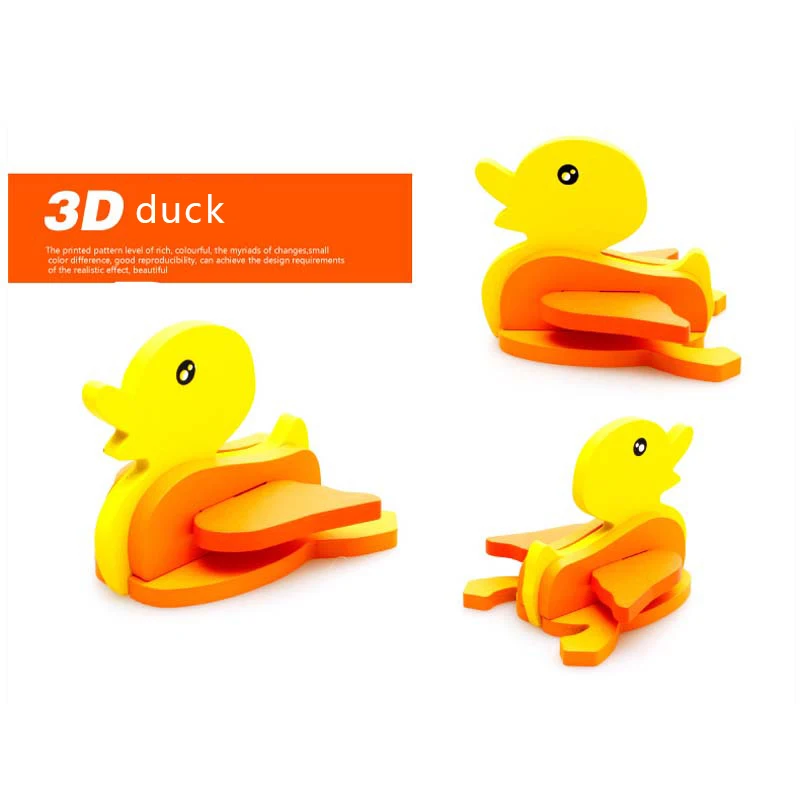 Детская игрушка деревянная головоломка деревянная 3D головоломка для детей Детские Мультяшные животные Пазлы обучающая игрушка