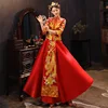 Ципао красного цвета размера плюс 6XL 2022, длинное традиционное китайское свадебное платье в восточном стиле, Китайский магазин одежды ► Фото 2/6
