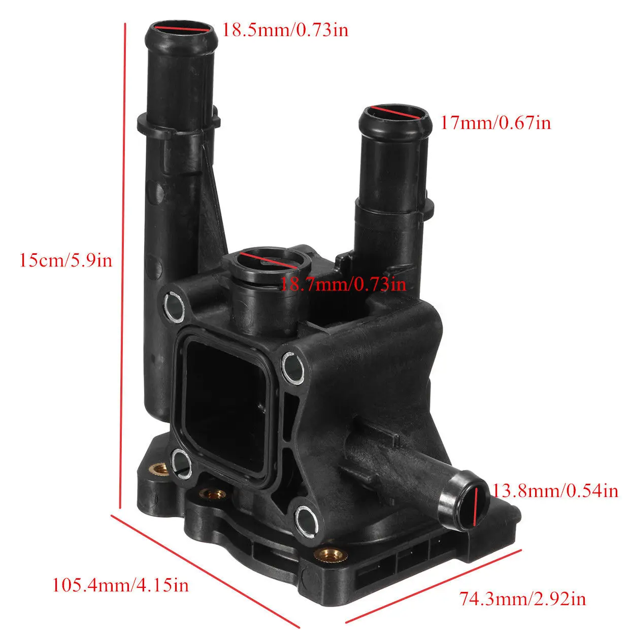 Крышка корпуса термостата для OPEL Vauxhall Astra H MK5 04 55577073 55353311