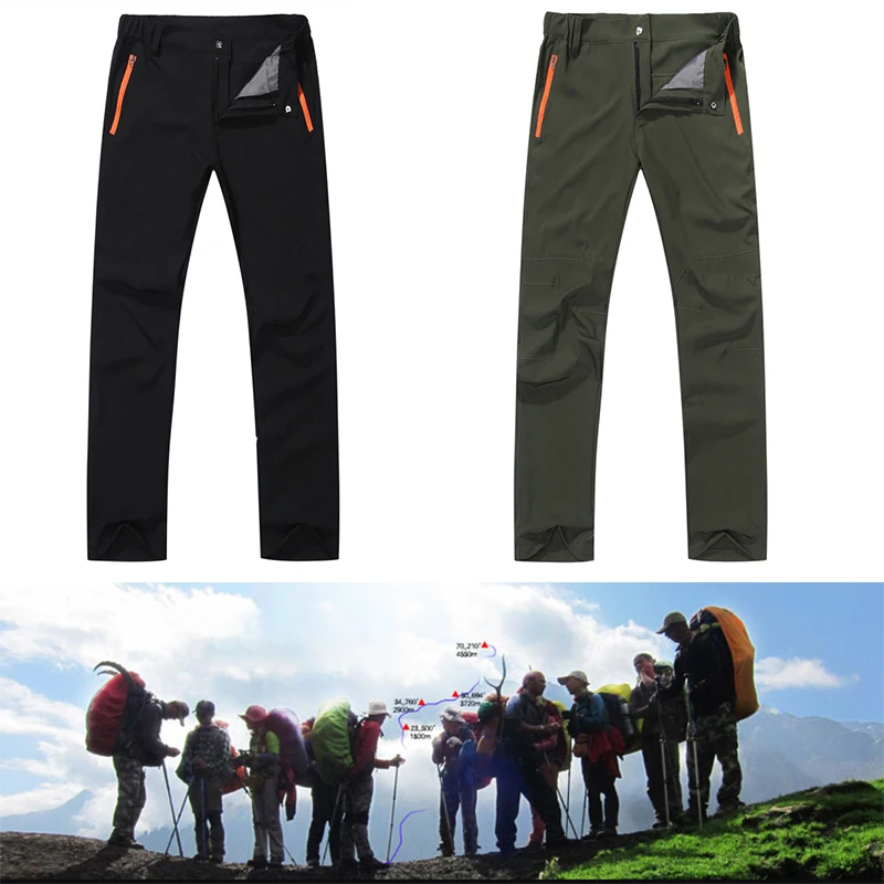 Hiking Pants Men Hiking Pants Quick Dry Trousers Mens Mountain Climbing Outdoor Pants Male Travel/Fishing/Trekking Stretch