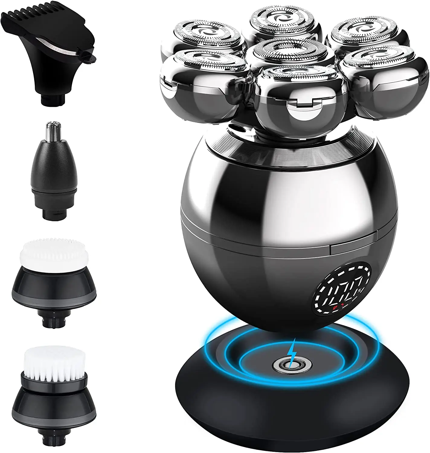 

Мужская Водонепроницаемая бритва для бороды, триммер для влажного и сухого бритья