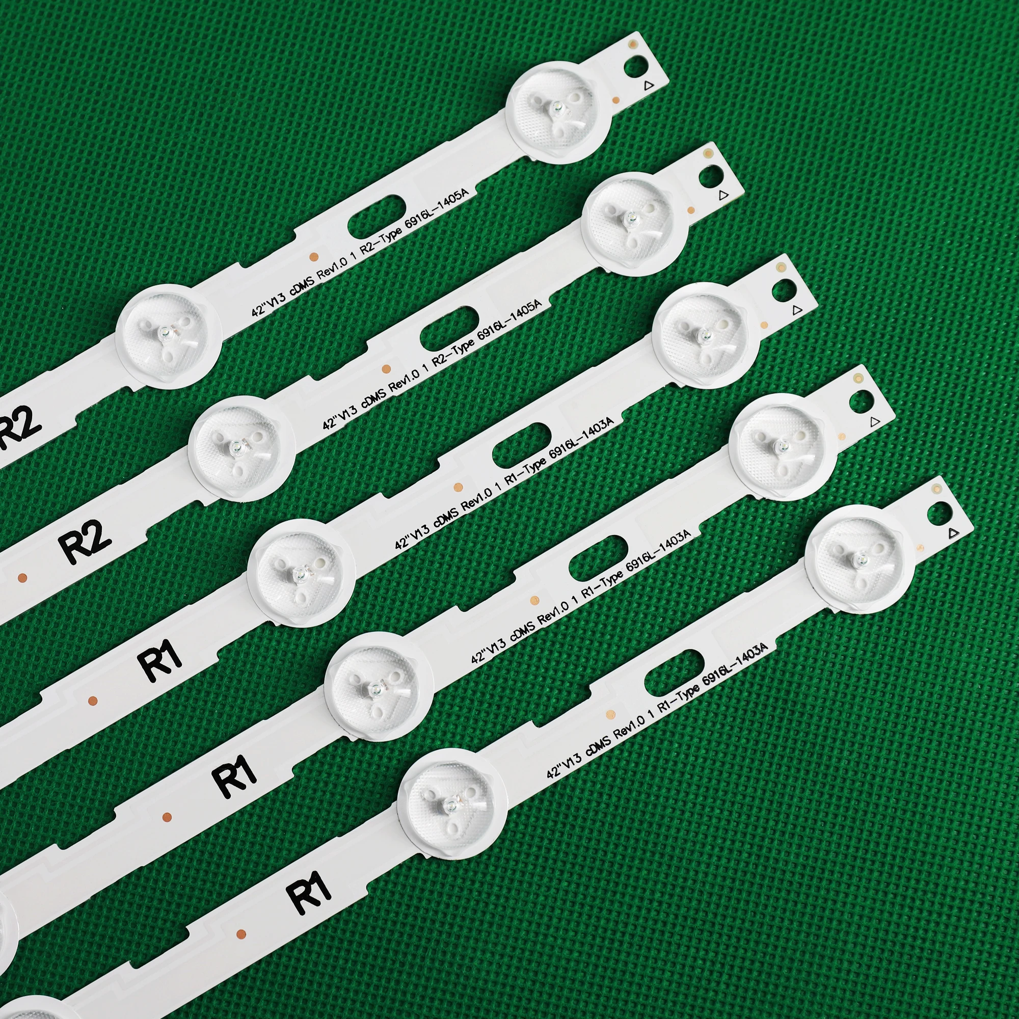 Nova 10 Pcs Kit Tiras de Led para lg tv 42ln5200 42 Hum 42ln5300 ub Lc420due Sfr5 6916l 1402a 6916l 1403a 6916l 1404a 6916l 1405a 100 - Imagem 5