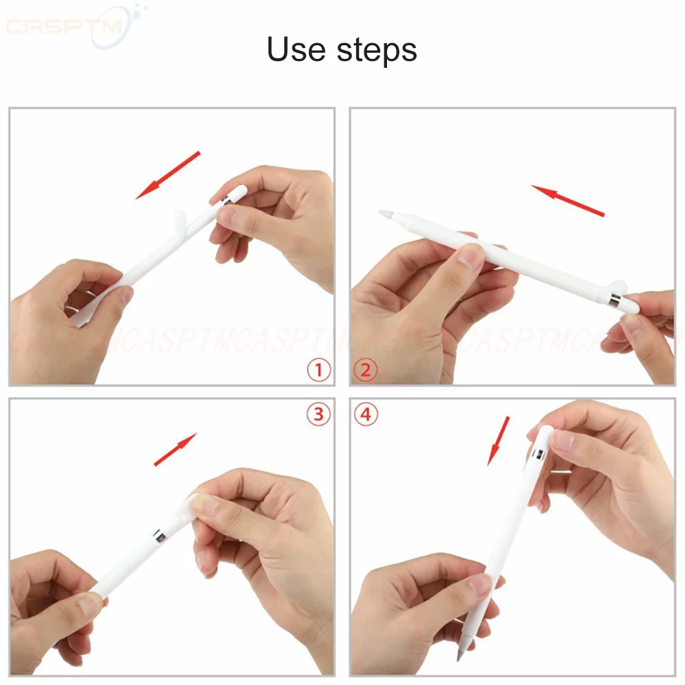 4 в 1 силиконовый чехол для Apple Pencil 1 аксессуары чехол для iPad планшета стилус чехол анти-потеря рукав