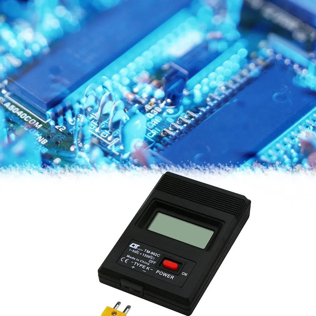 Tm-902C измеритель температуры Tm902C цифровой K Тип термометр датчик термопары детектор датчик