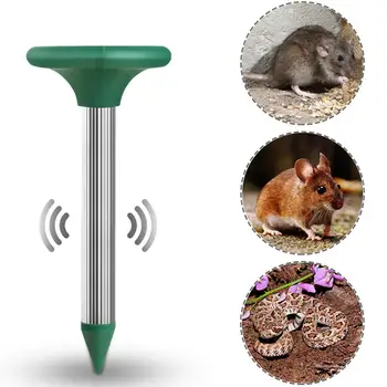 

2pcs Solar Power Ultrasonic Waterproof Outdoor Wide Scope of Application Fashionable Garden Yard Pest Contorl Repeller