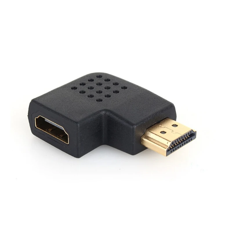 270 градусов прямоугольный Высокоскоростной HDMI штекер гнездо адаптер