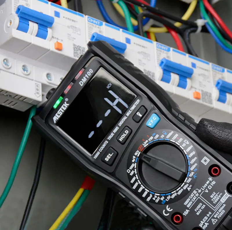 DM100 Цифровой мультиметр высокоскоростной умный двухъядерный T-rms NCV температура multimetro анти-сжигание предохранитель сигнализации мультиметры