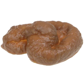 

1pcs Plastic Realistic Mischief Novelty Joke Toys Fake Human Poop Pooper Trick Fun Turd Crap Funny Toys For Kids Random