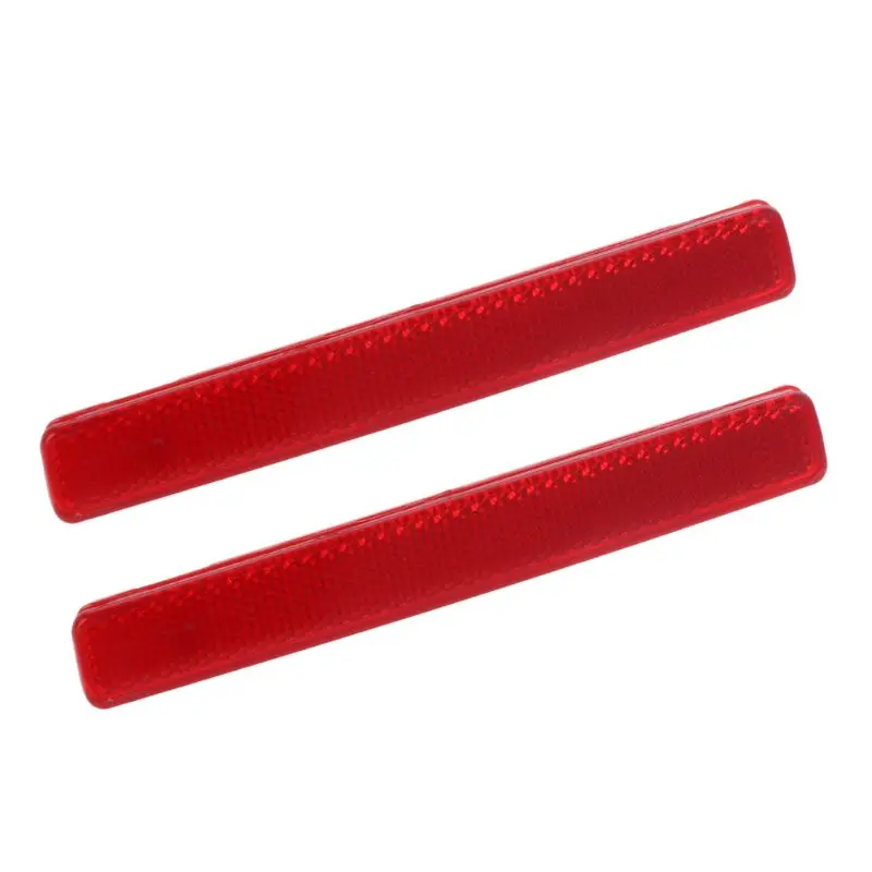 

2Pcs Rear Bumper Reflectors Left And Right Red Lamp Car Tail Braking Warning Spare Parts Turn Signals