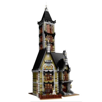 

Haunted House 3464PCS Creator Street View Model Building Blocks Bricks Compatible Lepining 10228 10273 Toys 16007 DIY Boy Gifts