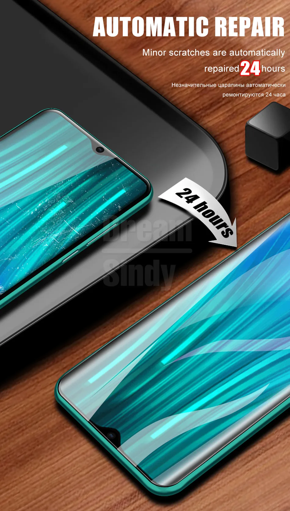 3-1 шт 100D полное покрытие Гидрогелевая пленка для Xiaomi Redmi 4X8 T 5 Plus 6 Pro 7A 8A Note 4X8 T 7 8 Pro мягкая защитная пленка