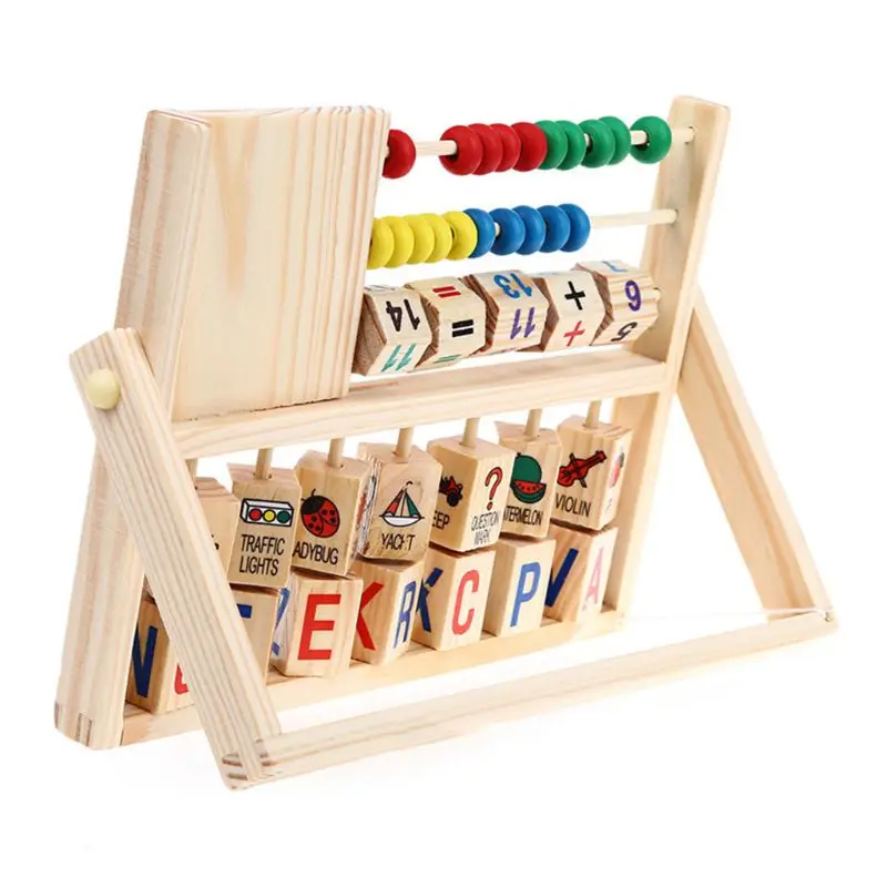 Деревянная обучающая подставка Abacus для детей, обучающая математическая игрушка