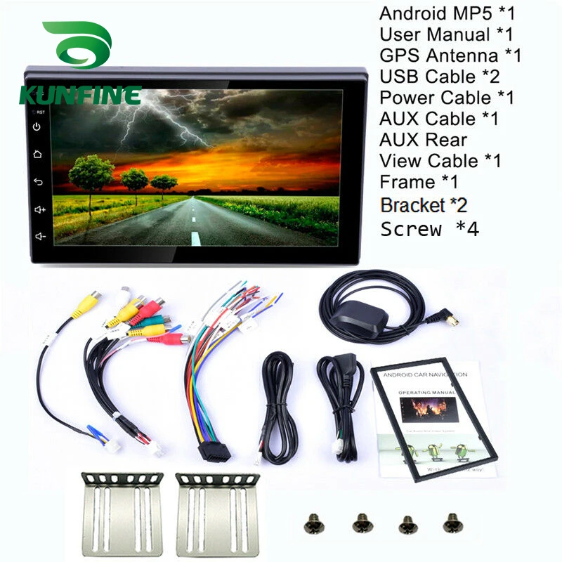  2 Din 2GB 32GB ROM 2.5D Screen Android 8.1 Car radio Multimedia Video Player Universal Stereo GPS M