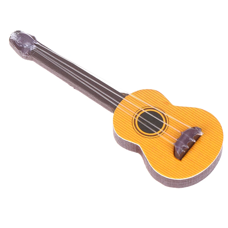 Мини гитара миниатюры для кукольного домика милый Сказочный Садовый Гном мох Декор террариума ремесла Музыкальные инструменты