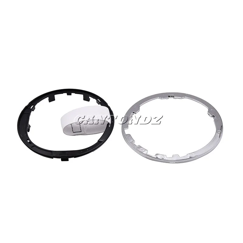 

2Pcs Gear Stick Lever Gaiter Boot Frame Retaining Ring Set For Fiat 500C 2007-2015 50295325