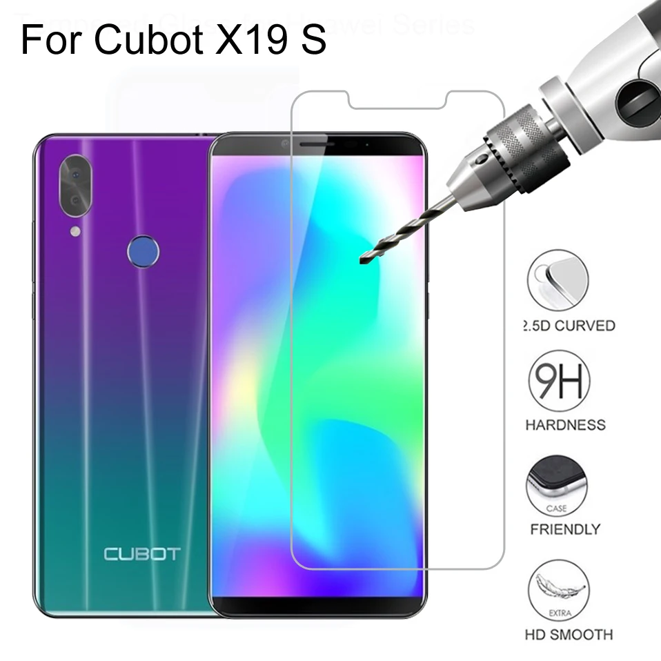 Закаленное стекло для смартфона Cubot X19 S, 5,93 дюйма, Взрывозащищенная Защита экрана для Cubot X19S, зеркальное стекло на X19 S