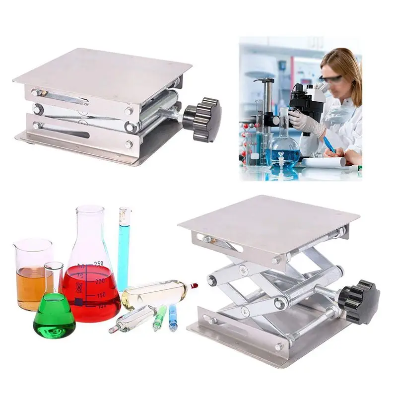 Scientific Lab Jack 100x100 мм лабораторная подставка из нержавеющей стали Настольная стойка