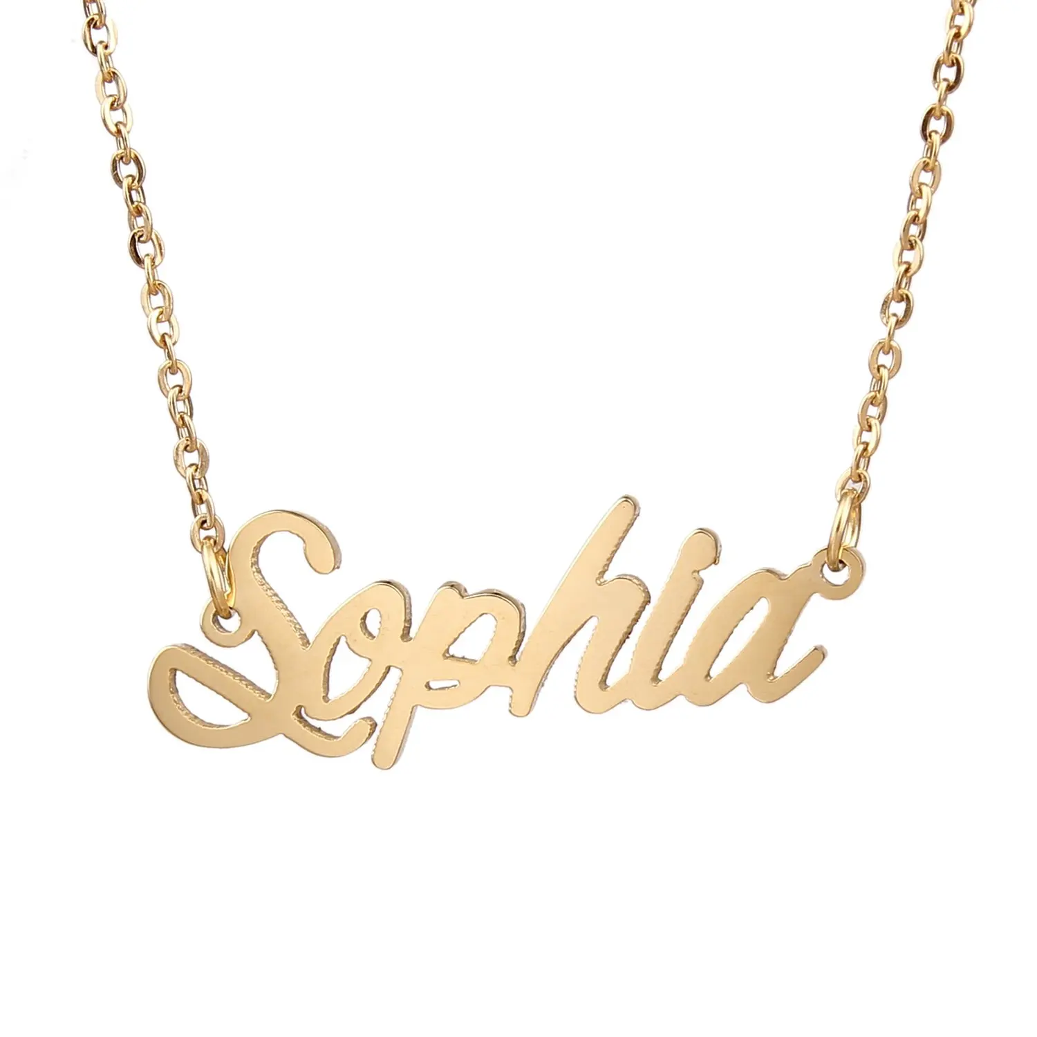 Personalized Gifts Jewelry Customized Stainless Steel Gold Color