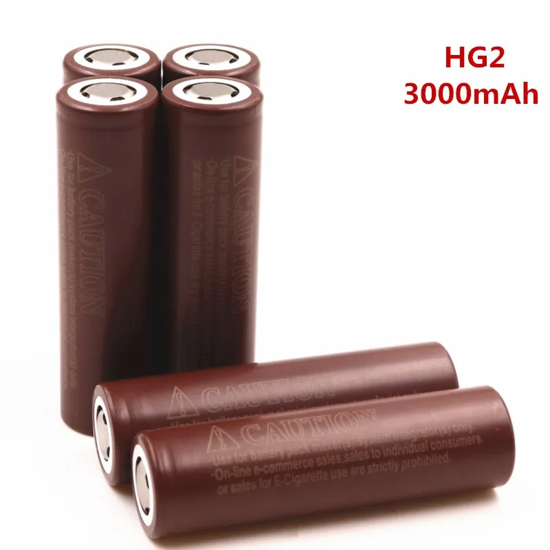 1~ 10 шт 18650 батарея HG2 3000 mah 3,7 v аккумуляторная батарея для LG HG2 18650 литиевая батарея 3,7 3000 mah