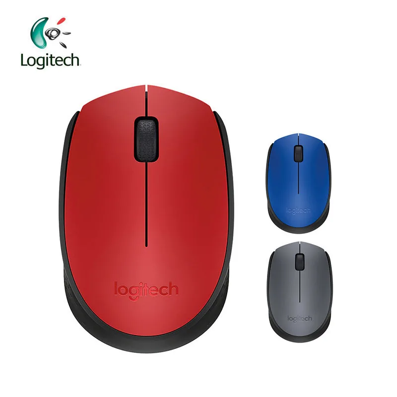 Беспроводная мышь logitech M170 2,4G 2,4 GHz с 1000 точек/дюйм нано-приемником с разрешением мощности для ПК и игр, поддержка официальной проверки