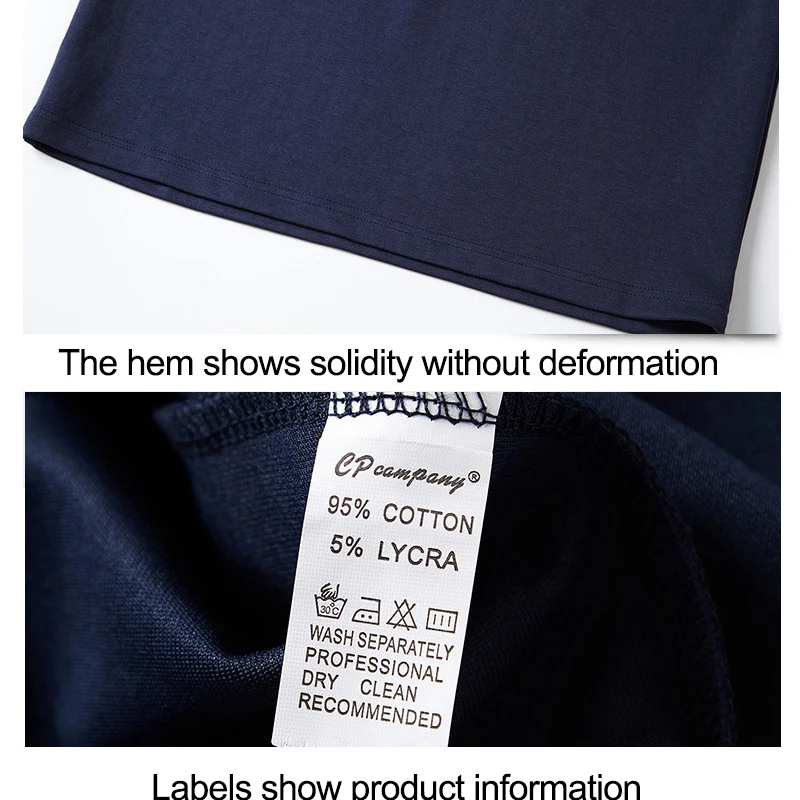 Рубашка поло мужская с вышивкой хлопковая длинная сорочка воротником стойкой