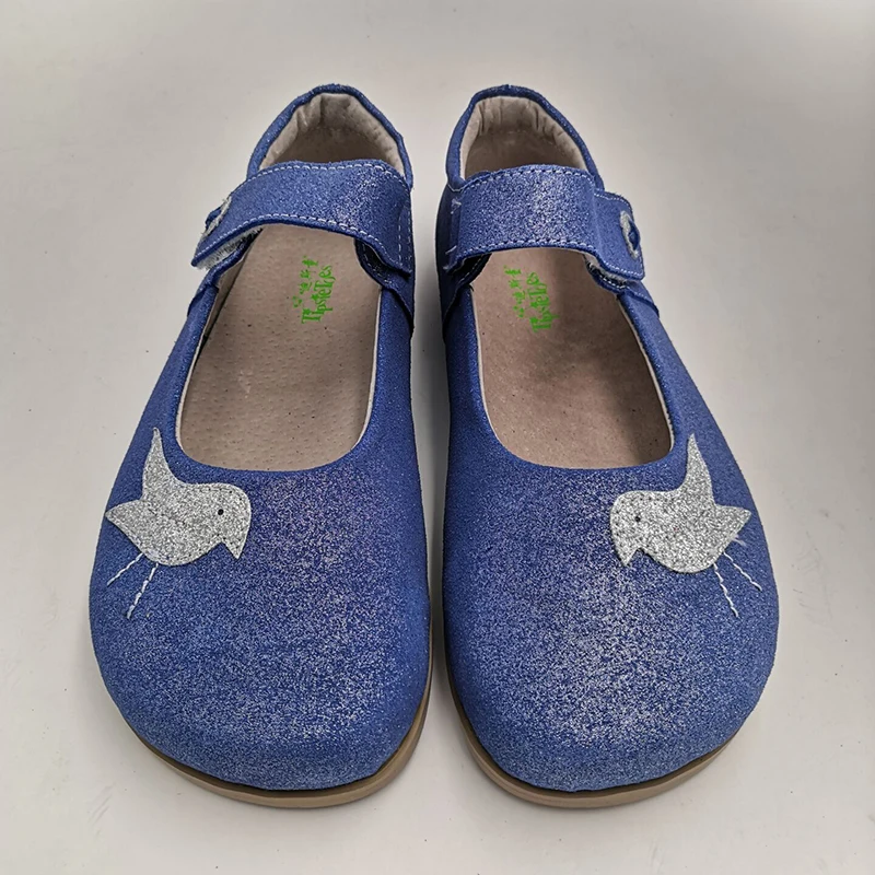 TipsieToes Top Brand Barefoot Genuine Leather  Girl  Younth Sandals New Zigzig sole