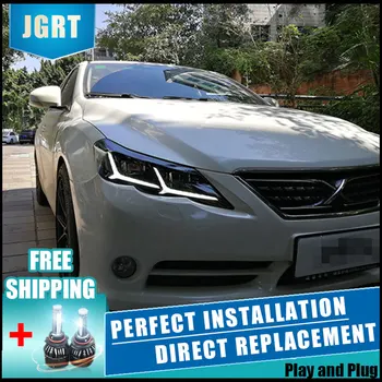 

2PCS LED Headlights For Toyota Reiz 2010-2013 Car Led Lights Double Xenon Lens Car Accessories Daytime Running Lights Fog Light