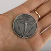 Lucifer Morningstar Pentecostal Coin Cosplay Prop Высококачественная серебряная и золотая монета ► Фото 3/6