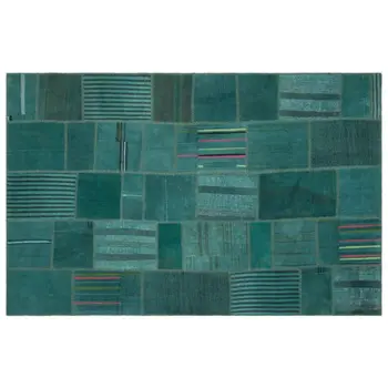 

Handmade Multicolor Vintage Patchwork Rug Area Rug 195x303 Cm-6'5''X9'11''