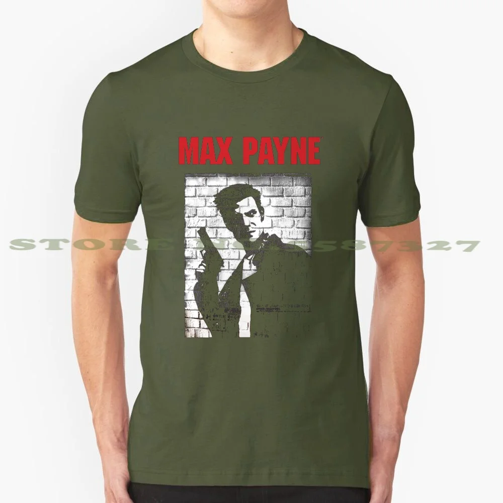 Max Payne 1 Cover Artwork Cool Design Trendy T-Shirt Tee Max Payne Max Payne Ps2 Giochi Grand Theft Auto Gaming Pc Gaming Pc