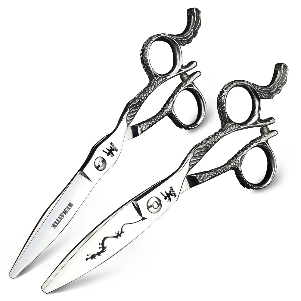 Парикмахерские ножницы Профессиональные серебристые 6 дюймов 440с|Парикмахерские