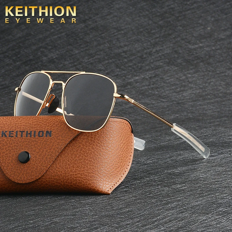 

KEITHION Classic Men Army MILITARY Aviation Style Polarized Sunglasses Driving Brand Design Sun Glasses Oculos De Sol