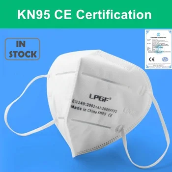 

Fast Ship 10 pcs/pack KN95 N95 CE Dust Proof Anti PM 2.5 Pollution Face Masks Filter Mouth Protective Mask Features as KF94 FFP2