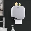 Toilet Paper Holder Waterproof Dust-proof Durable Home Bathroom Paper Towel Holder Wall Mount Tissue Bathroom Box 3