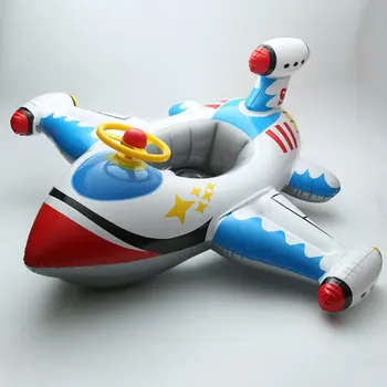 

Enhanced Version Of The Children'S Inflatable Aircraft Three Generations Infant Water Steering Wheel Boat