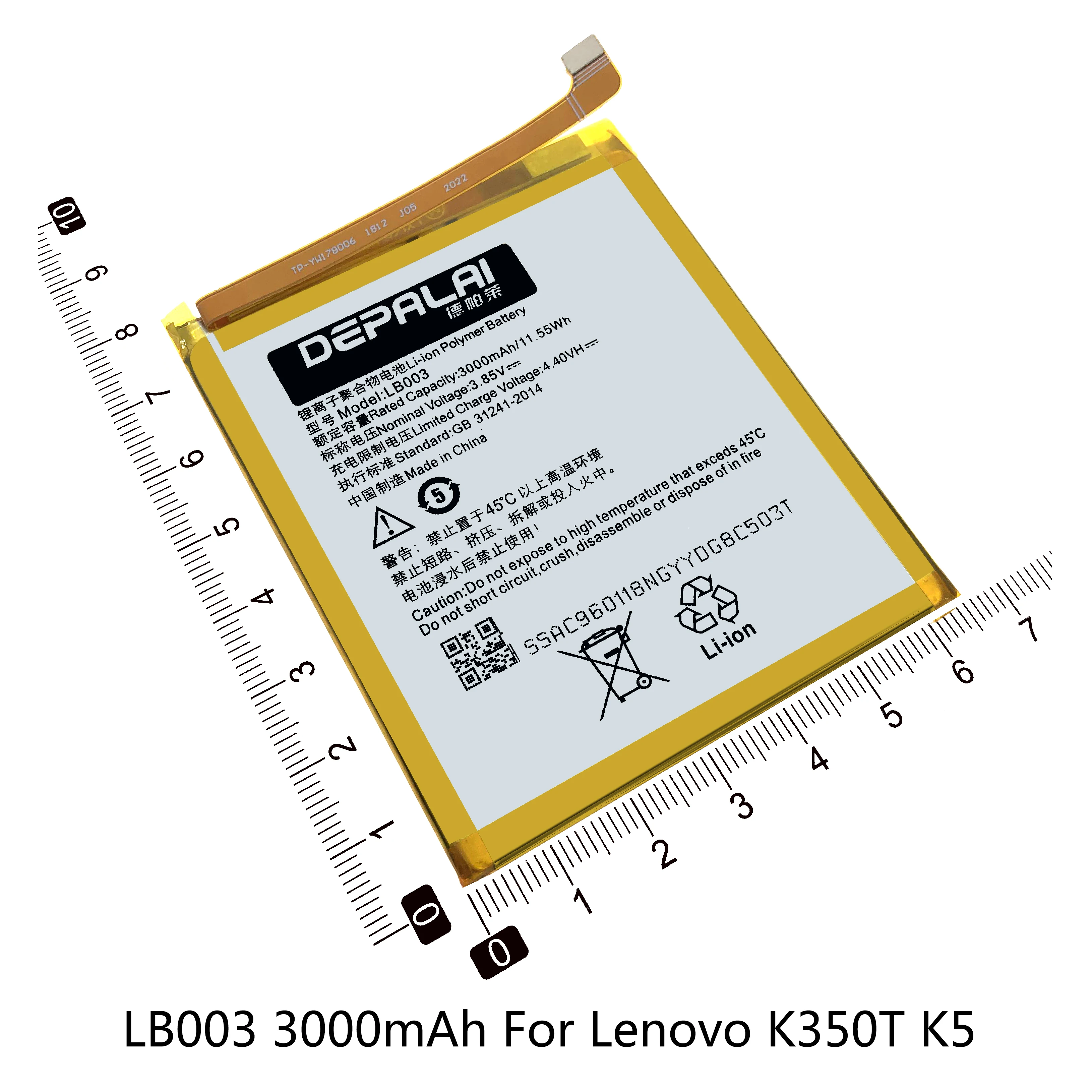 

LB003 LB001 LB002 battery For Lenovo K320T K350T K5 S5 K520 K520T Cell Phone Smart Phone Batteries Repair replace High Quality