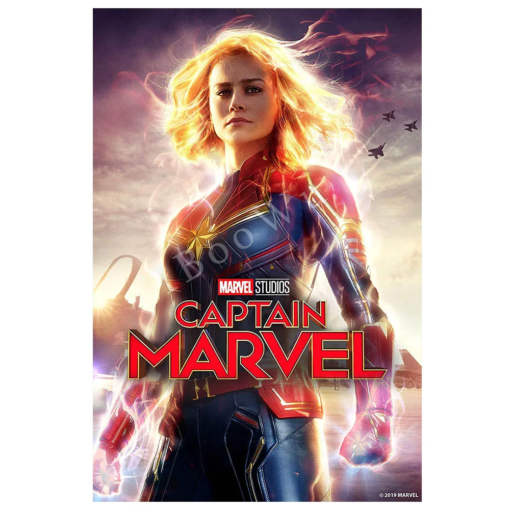 Капитан Марвел плакат Винтаж металлической бляшкой фильмы с героями «Marvel» Олово пластины со знаками ретро постер 20x30 см - Цвет: RE1982