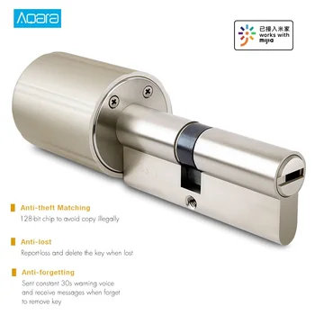 

AQara Smart Door Lock Core Mechanical Electrical Smart Anti-theft Door Lock Core with Key Mijia APP Control Home Security