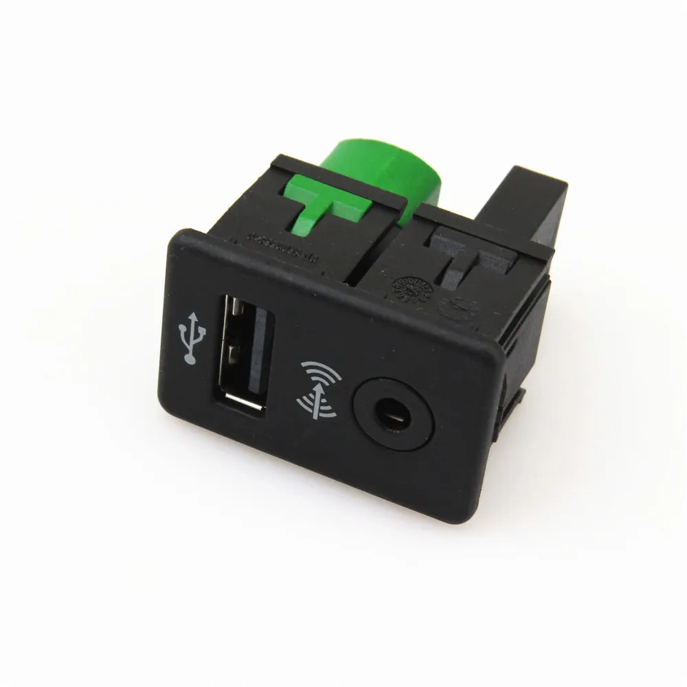 RWSYPL 1 шт. USB и AUX аудио данных двойной переключатель розетка RCD510 RNS310 для Golf MK6 MK5 3CD 035