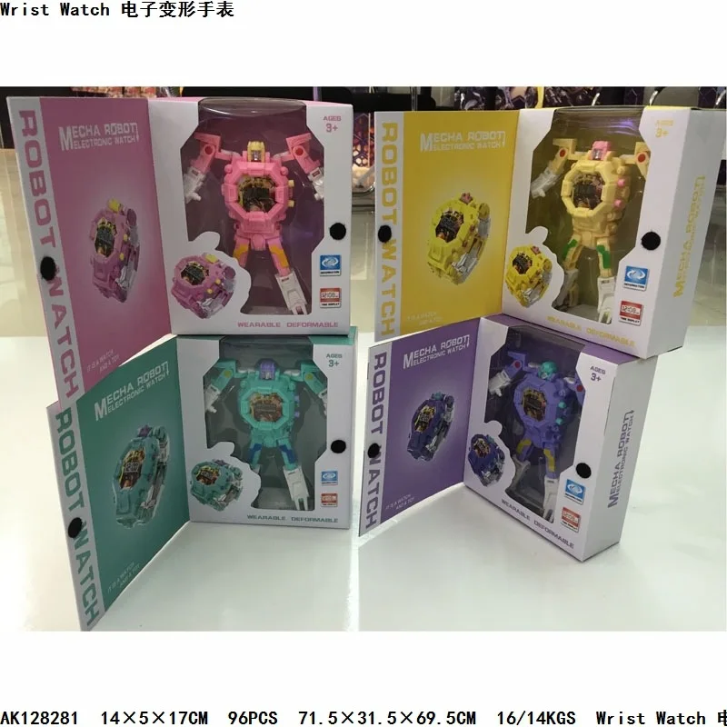 

Children Transformation Watch Electronic Display Transformation Toy Boy Transformation Watch Creative Gifts Toy