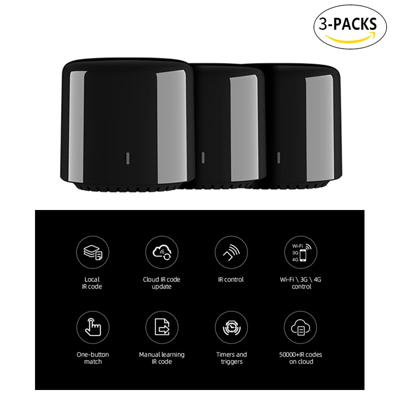 BroadLink BestCon RM4C Мини Wi-Fi умный пульт дистанционного голосового управления с Google Home& Amazon Alexa Smart Home HUB wifi IR control ler