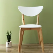 Стул Nomila из твердой древесины в скандинавском стиле, кофейное кресло, стул для гостей, стул для отдыха, обеденный стул, современный простой и удобный