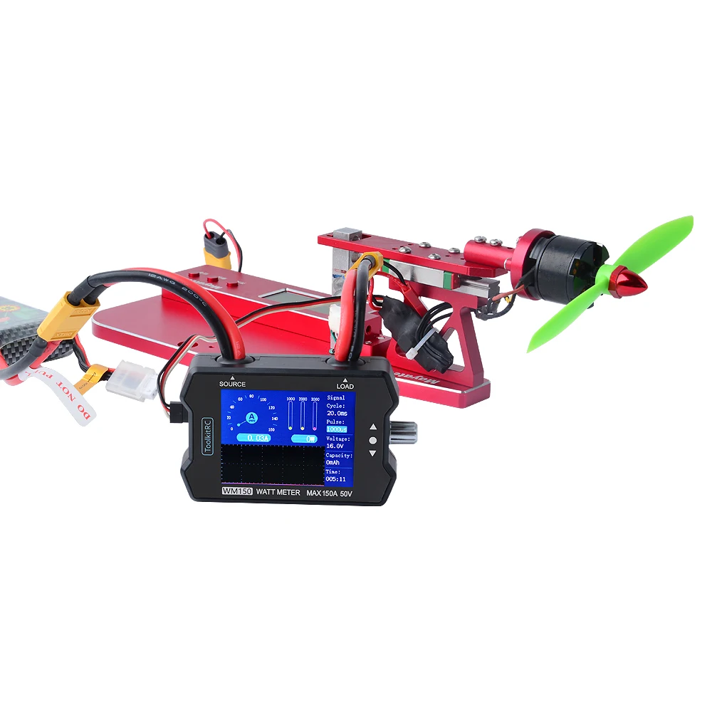 Анализатор мощности с ЖК дисплеем ToolkitRC WM150 150 А 50 в|Детали и аксессуары| |