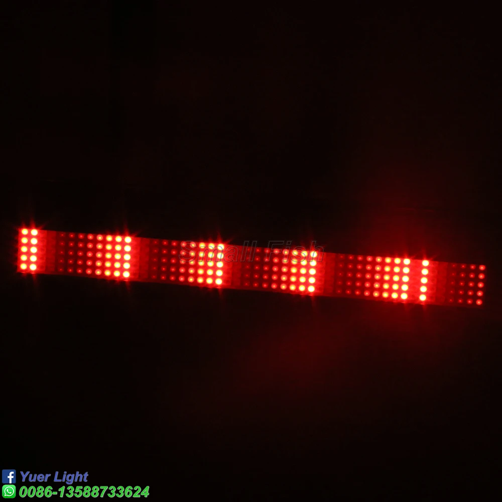 Высокое качество двусторонний SMD 500X0,2 Вт RGB Мощный стробоскоп светильник DJ Disco вечерние сценический движущийся головной светильник вращение на 360 градусов